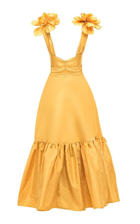 Yellow Sunflower Dress By Bambah For Preorder On Moda Operandi