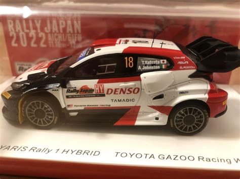 143 トヨタ ヤリス Wrc 18 勝田貴元 2022 ラリージャパン ミニカー