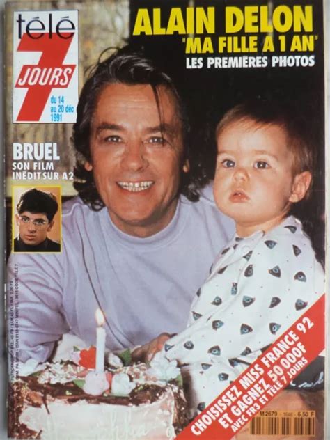 Magazine T L Jours N Alain Delon Leigh Goldberg Allen Bruel