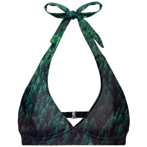 Aloha From Deer Woman S Forest Halter Neck Bikini Top BTH AFD115 EPonuda