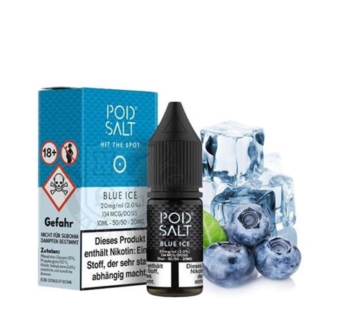 POD SALT Blue Ice 10ml E Heaven Vape Shop