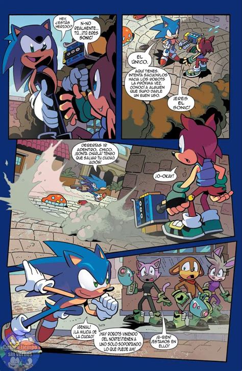 Sonic The Hedgehog Comic Idw Traduccion Espa Ol Sonic The