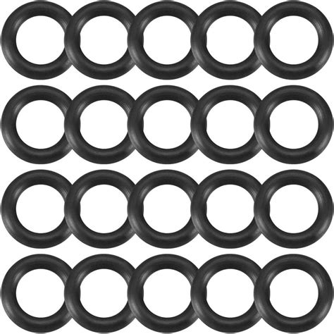 Uxcell Rubber O Shaped Rings Oil Seal Gasket Washer 10 Piece Black