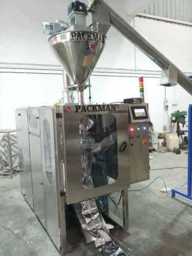 Automatic Pouch Packing Machine Stainless Steel Body Metal And Silver