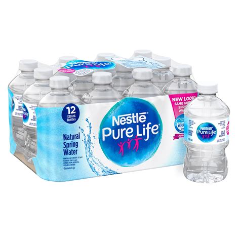 Nestle Pure Life Bottled Natural Spring Water, Mini, 330 mL, 12/CS | Grand & Toy