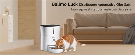 Balimo Distributore Automatico Cibo Gatti L Dispenser Crocchette