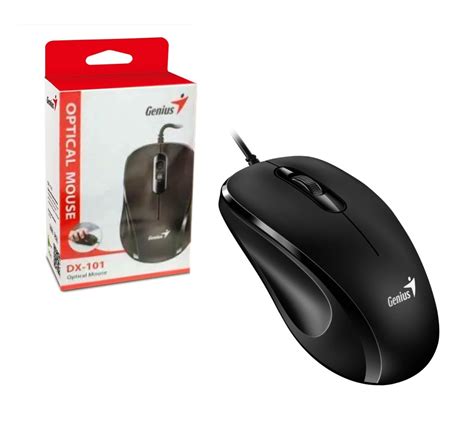 Mouse Genius DX 101 USB Negro Gabinetes Accesorios Mouse Y Pads