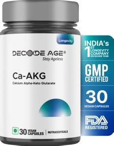 Decode Age Ca AKG Supplement Calcium Alpha Ketoglutarate Price In India