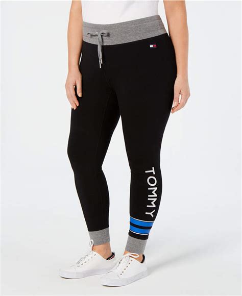 Tommy Hilfiger Plus Size Logo Leggings Macy S Plus Size Leggings