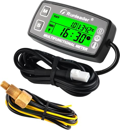 Amazon Runleader Digital Tach Hour Meter Engine Water Oil