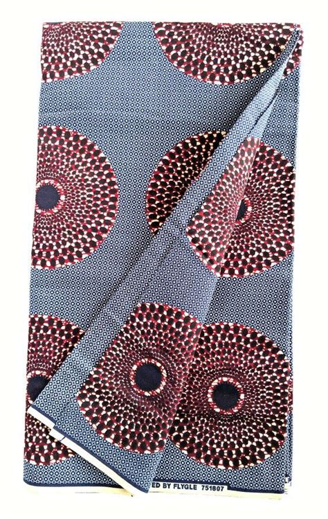 Light Blue Ankara African Print Fabric 100 Cotton Etsy Printing On