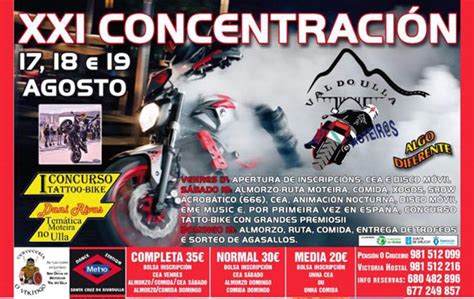 Concentraciones Moteras Agosto