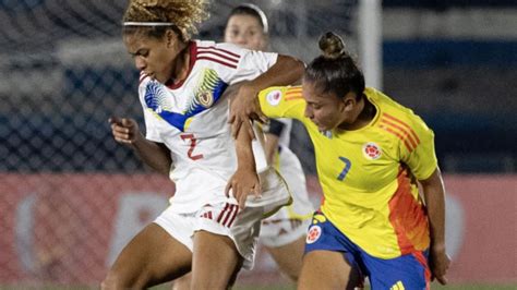 Vinotinto Femenina Sub Cay Por Ante Colombia En El Campeonato