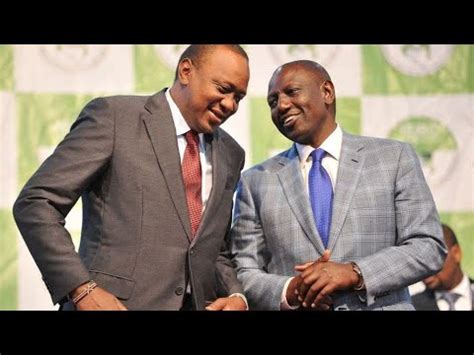 PRESIDENT UHURU ADDRESSES THE PRESIDENT ELECT RUTO HESHIMA SIO UTUMWA