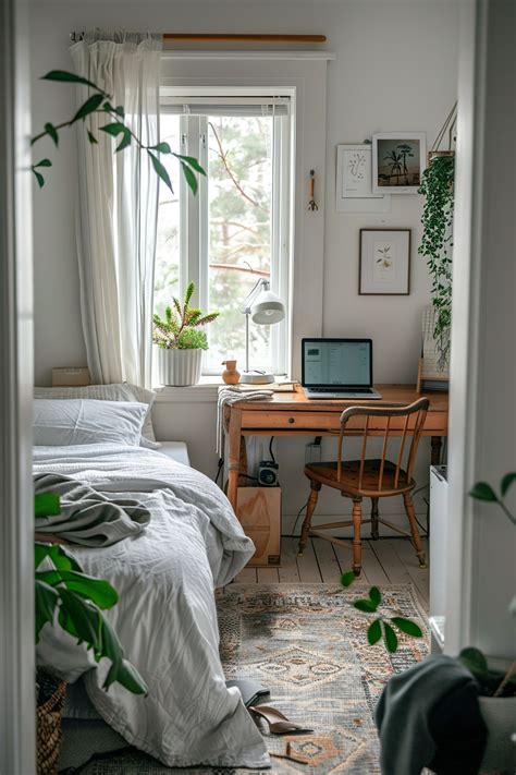 small bedroom and office combo ideas 7