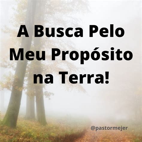 A Busca Pelo Meu Propósito Na Terra Tudo Em Todos