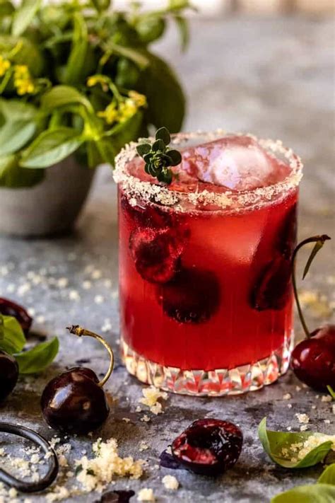 Garden Cherry Bourbon Smash Half Baked Harvest