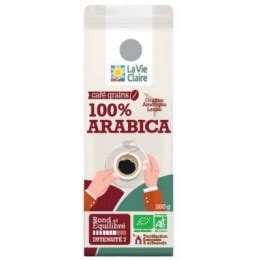 CAFE PUR ARABICA GRAIN 250G DRIVE La Vie Claire Saintes