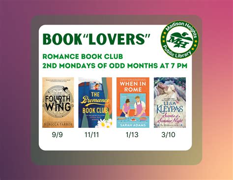 Book Clubs | Madison Heights, MI