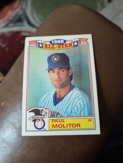 PAUL MOLITOR 1989 TOPPS ALL STAR GAME COMMEMORATIVE SET 3 OF 22 FREE