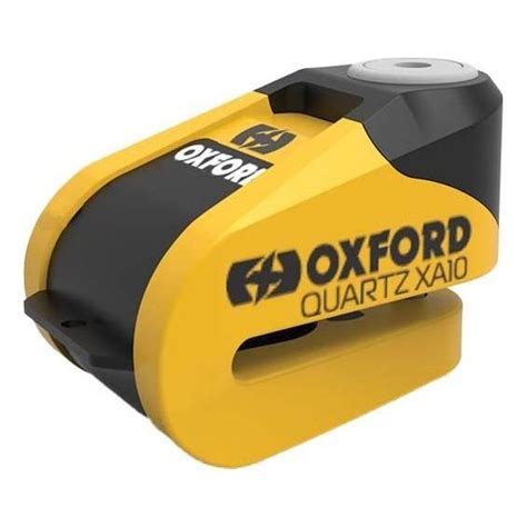 Bloque Disque Oxford Xa Mm Jaune Avec Alarme Accessoire Stand