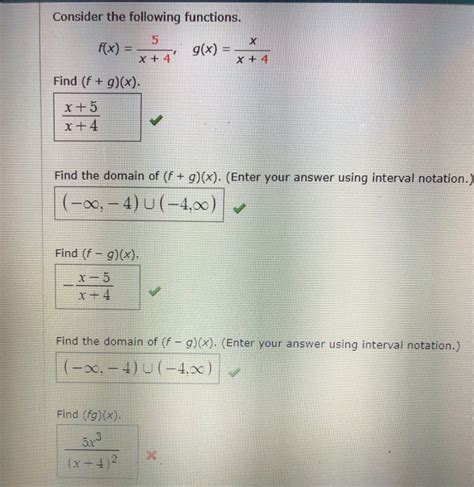 Solved Consider The Following Functions Rx G X Chegg