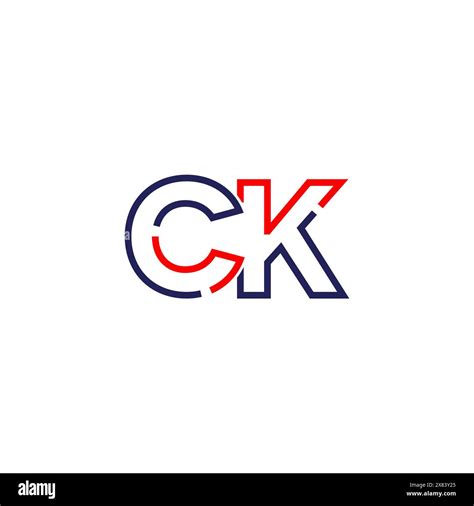 CK Tech Logo Concept Design Stock Vector Image Art Alamy