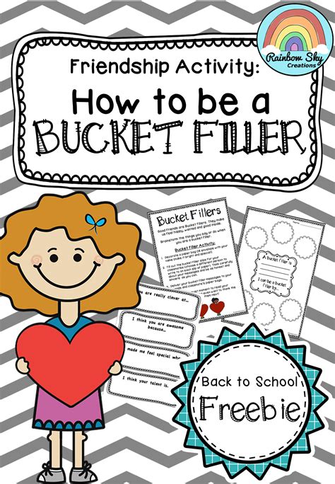 Bucket Filler Template Printable