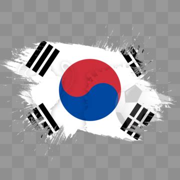 South Korea Flag PNG Transparent Vintage South Korea Flag Vintage