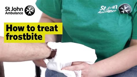 How to Treat Frostbite - First Aid Training - St John Ambulance - YouTube