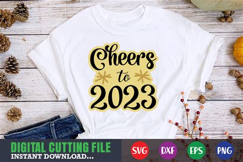 Cheers to 2023 SVG - Buy t-shirt designs