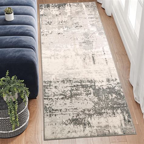 Amazon Art Tuft Runner Rug X Anti Slip Backing Abstract