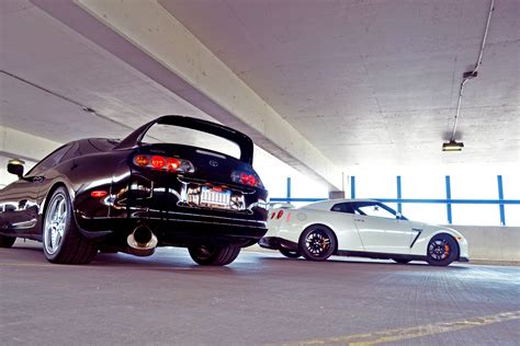 Nissan Gt R Toyota Supra Photoshoot