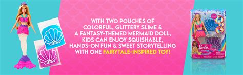 Barbie Dreamtopia Plastic Slime Mermaid Doll With Slime Packets