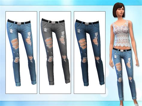 Ripped Jeans Maxis Match The Sims 4 Catalog