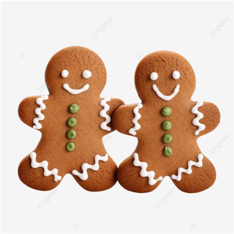 Pair Of Christmas Gingerbread Men Gingerbread Gingerbread Man Cookie