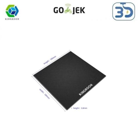 jual original kingroon kps ultrabase bed lattice glass build platform