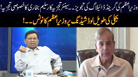 Pm Shehbaz Sharifs Offer Of Grand Dialogue Senior Analyst Salim