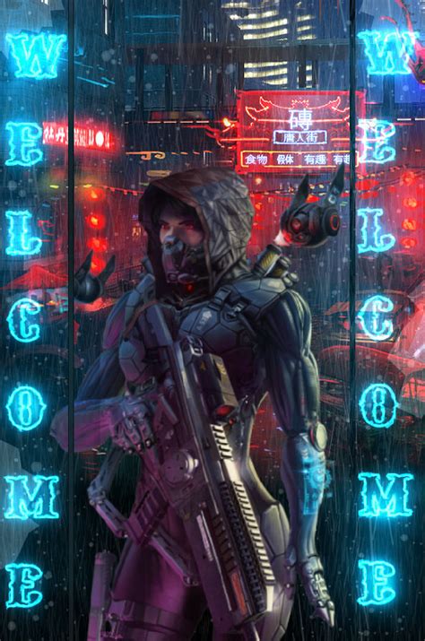 cyberpunk [Steam Artwork] by Exs1te on DeviantArt