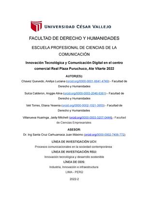 Técnicas e Instrumentos para la Investigación UCV Studocu