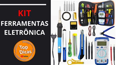 KIT FERRAMENTAS ELETRÔNICA COMPLETO YouTube