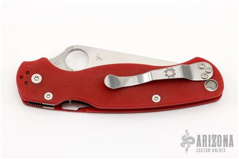 C81gprd2 Paramilitary 2 Red Arizona Custom Knives