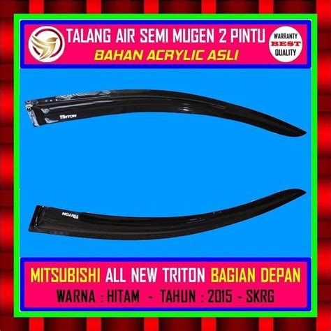 Jual Talang Air Mobil Pintu Depan Mitsubishi All New Triton