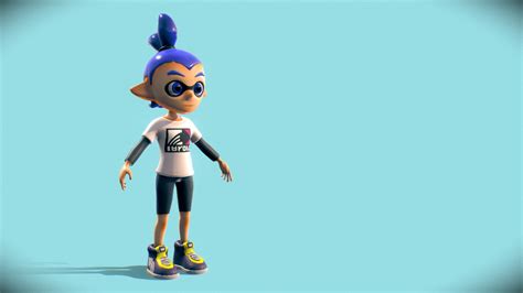 Inkling Boy Splatoon Download Free 3d Model By Blukxd 28d654c