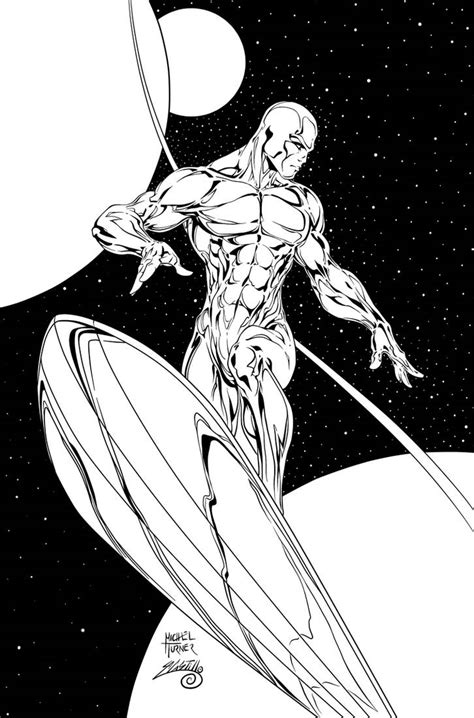 Silver Surfer Ink 1 By Digital Inkz On Deviantart