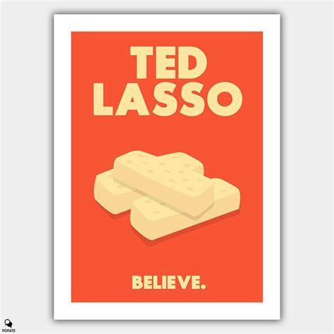 Ted Lasso Minimalist Poster - Biscuits with the Boss | Popate