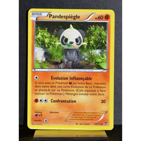 Carte Pokémon 59 111 Pandespiègle 60 PV XY03 Poings Furieux NEUF FR