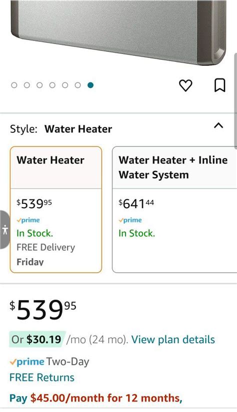 Rheem RTEX 24 24kW 240V Electric Tankless Water Heater Gray For Sale