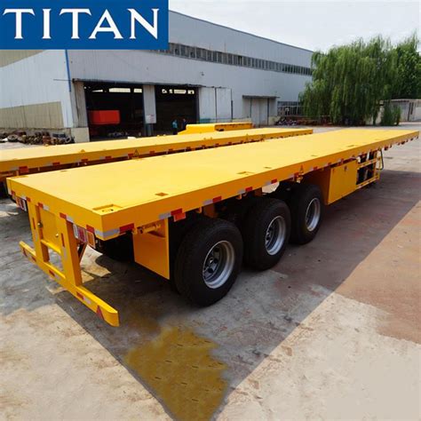 Tri Axle Extendable Flat Bed Trailer For Sale In Africa