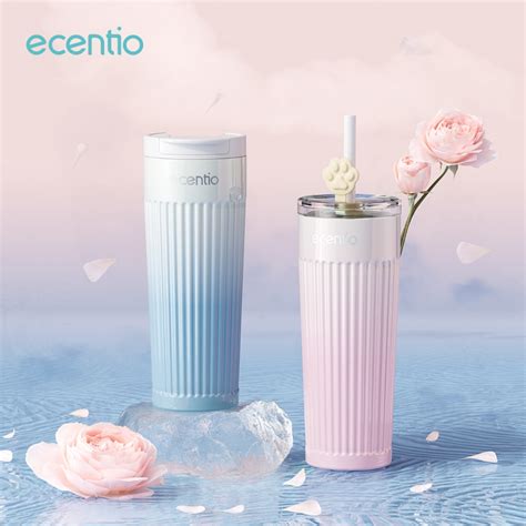 Jual Tahan Es Batu Jamecentio Tumbler Minum Sedotan Aesthetic